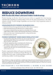 Reduce Downtime with Thordon SXL Water Lubricated Turbine Guide Bearings