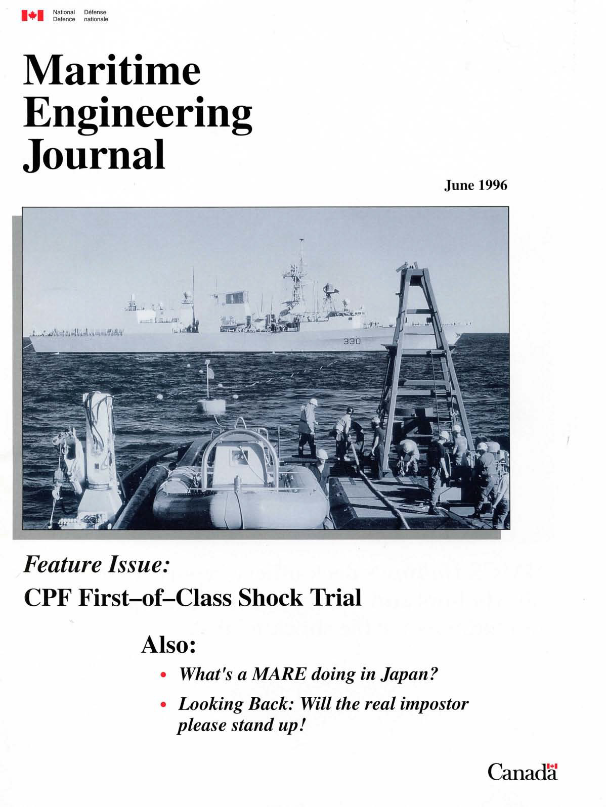 Halifax Class Frigate Whole ship Shock Trial