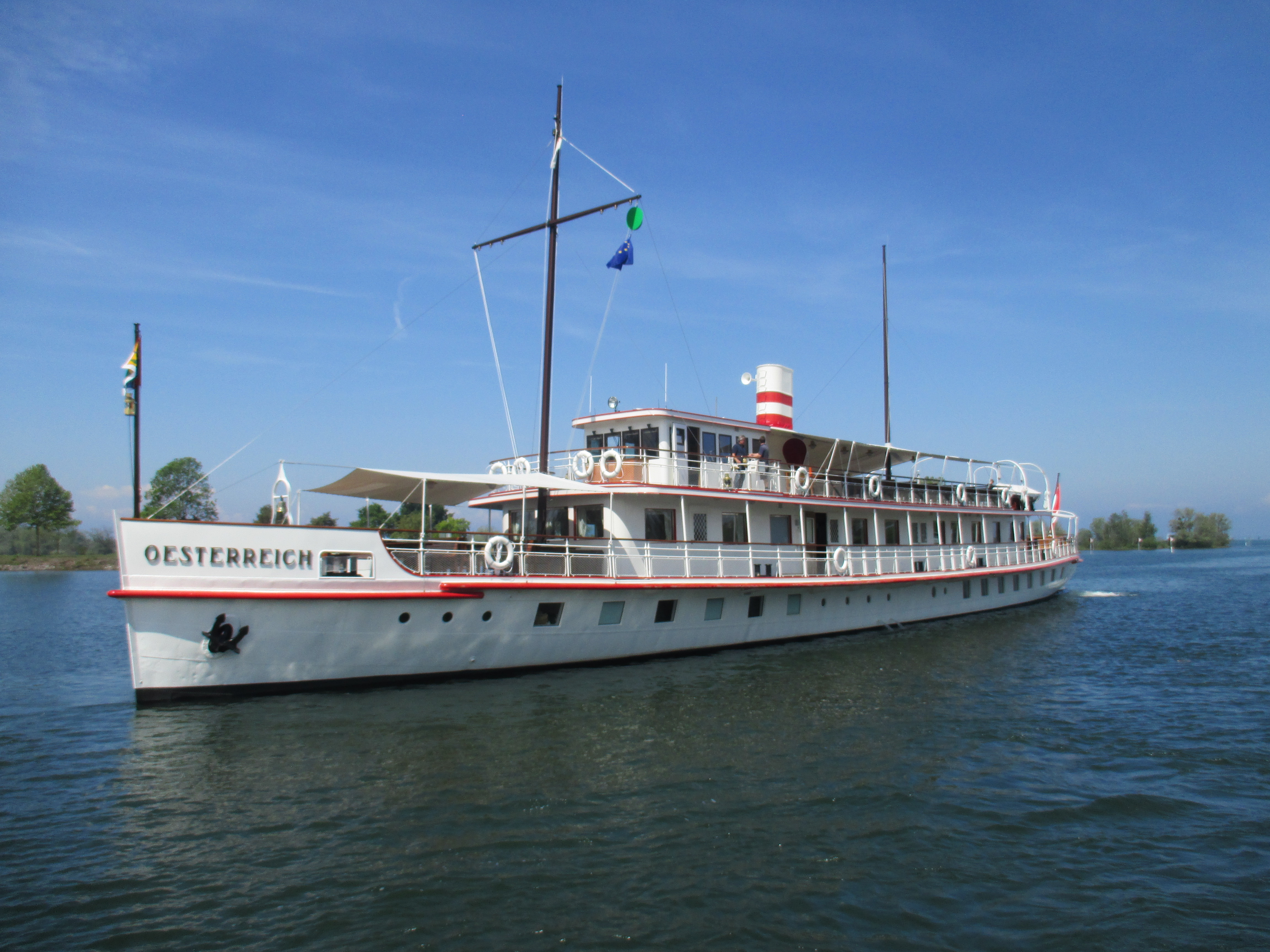 MS Österreich fitted with Thordon’s pollution-free propeller shaft bearings