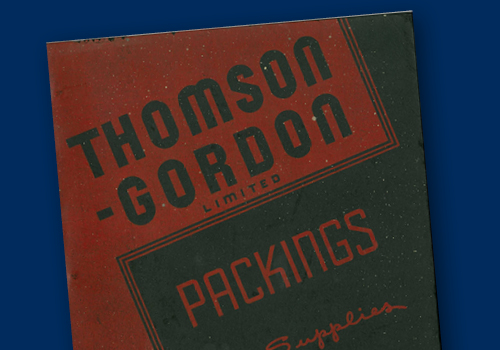 Thomson-Gordon Literature circa 1930s